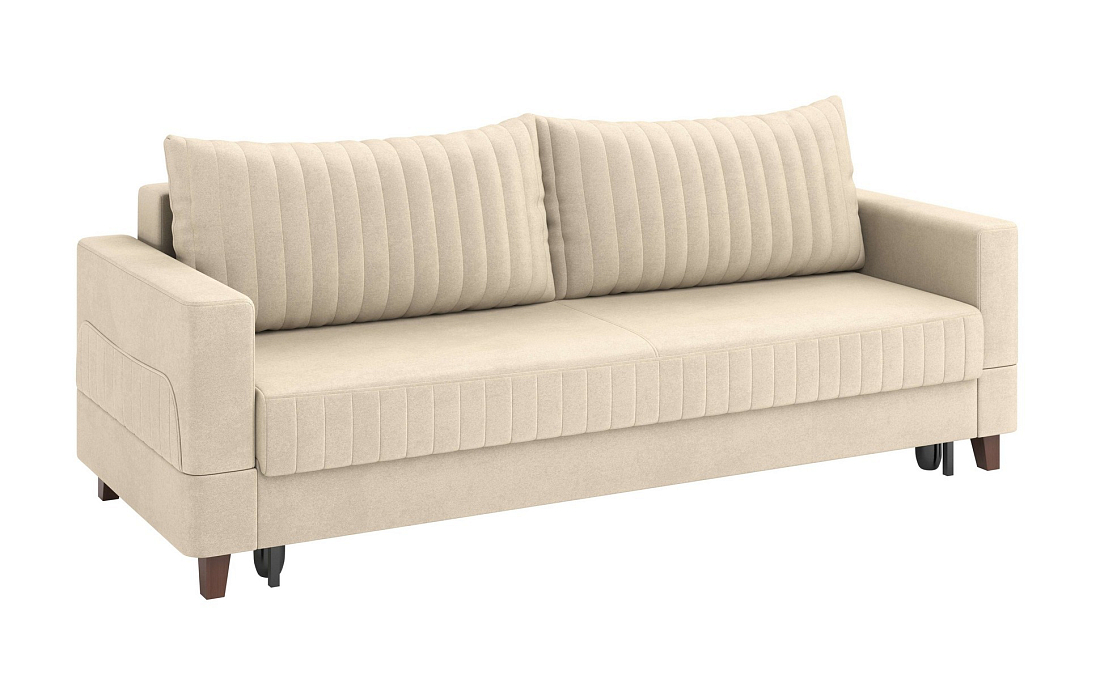 Диван - кровать ЕвроМагнат велюр тенерифе крем